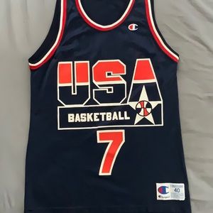 USA Champion jersey size 40 medium Shawn Kemp basketball vintage